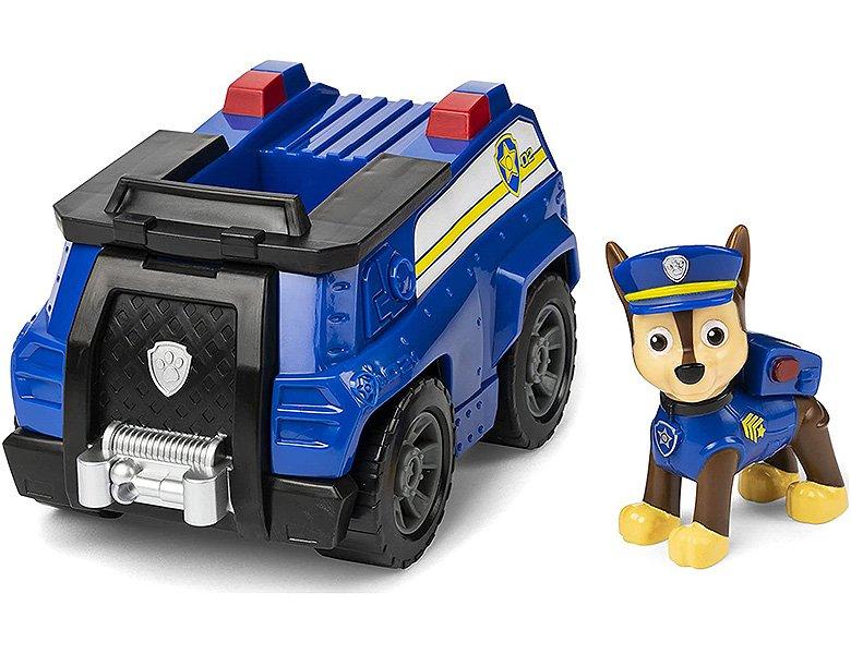 PAW PATROL  PAW Patrol Polizei-Fahrzeug mit Chase-Figur (Basic VehicleBasis Fahrzeug) 