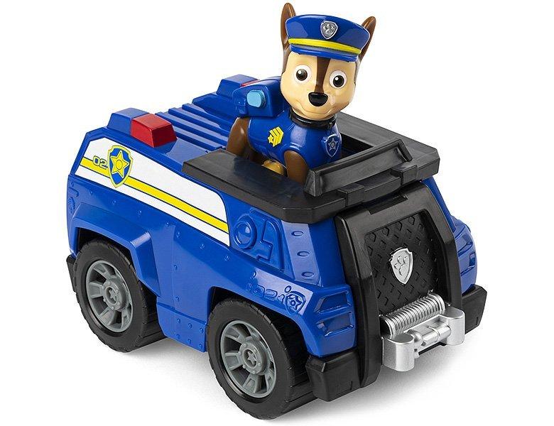 PAW PATROL  PAW Patrol Polizei-Fahrzeug mit Chase-Figur (Basic VehicleBasis Fahrzeug) 