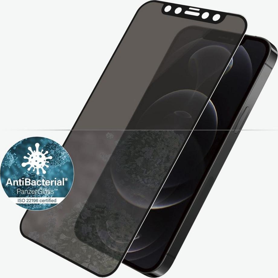 PanzerGlass  Displayschutz Case Friendly BK AB Privacy iPhone 12/12 Pro 