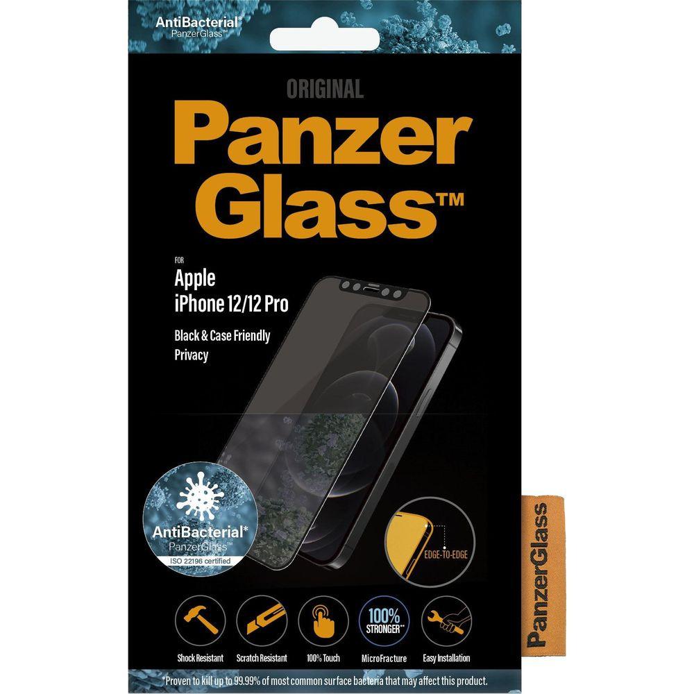 PanzerGlass  Displayschutz Case Friendly BK AB Privacy iPhone 12/12 Pro 