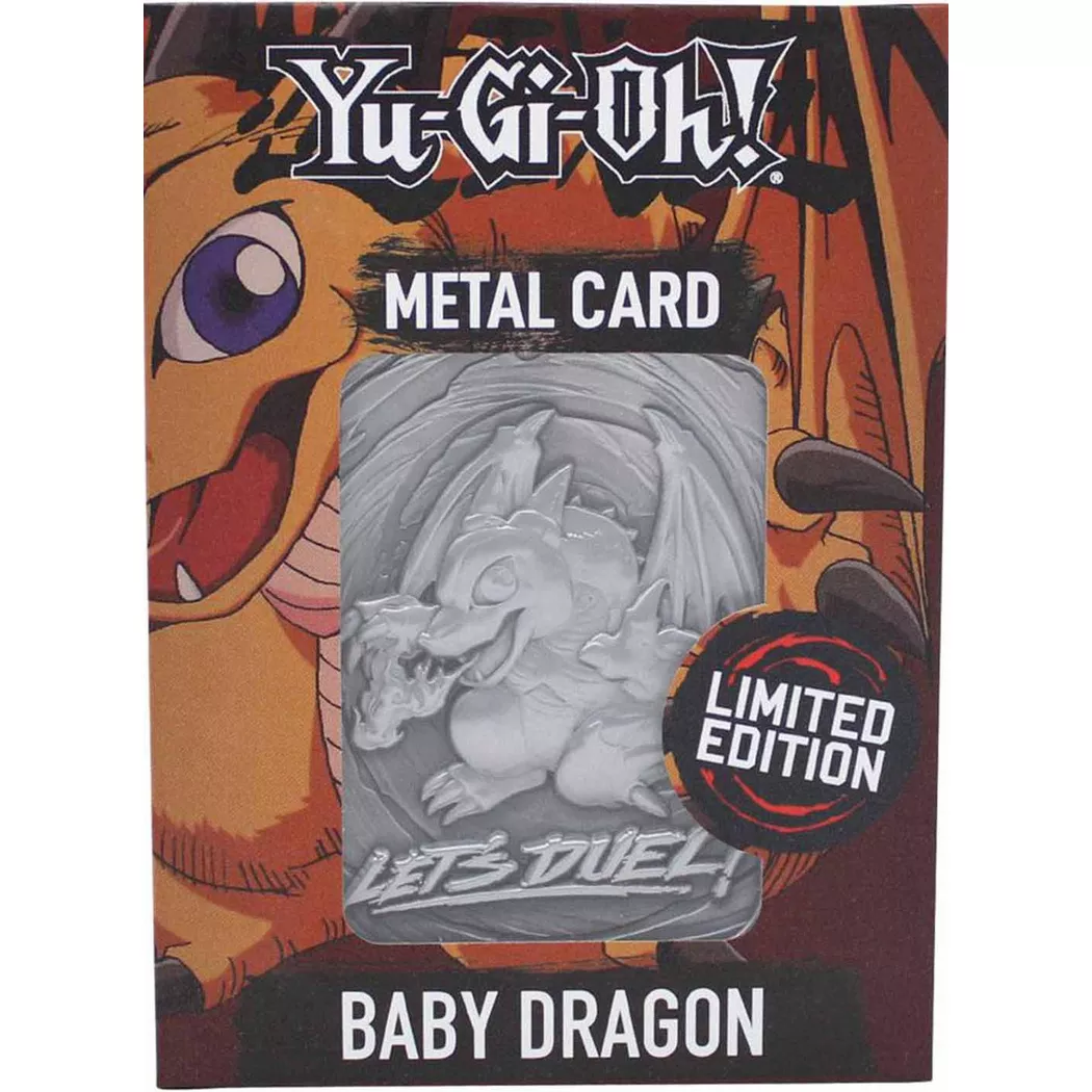 Yu-Gi-Oh! -  Baby Dragon Limited Edition Metal Card, Multicolor