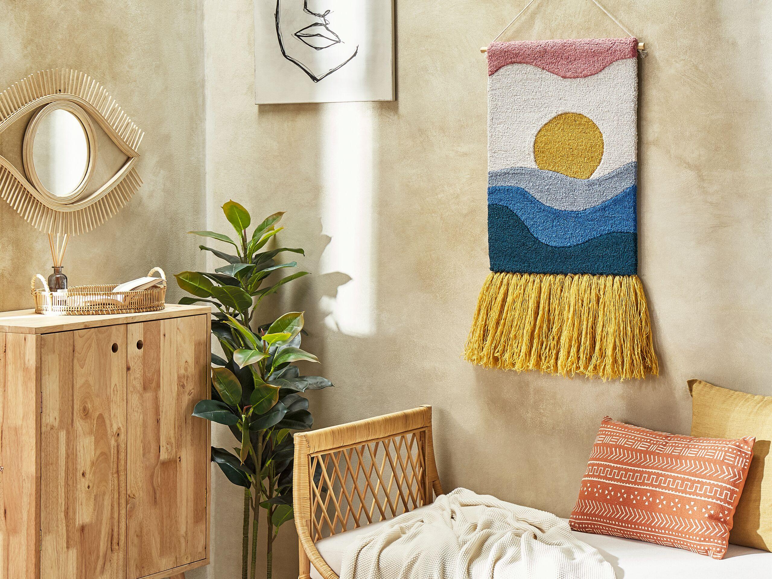 Beliani Decorazione da parete en Cotone Boho HASILPUR  