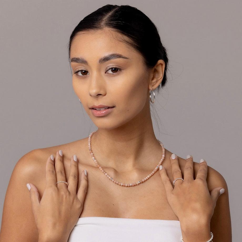 Balibay  Jessica  Halskette aus Edelsteinen & 925er Silber 