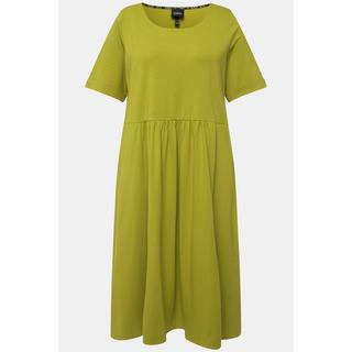 Ulla Popken  Jersey-Midikleid, A-Linie, Rundhals, Halbarm 