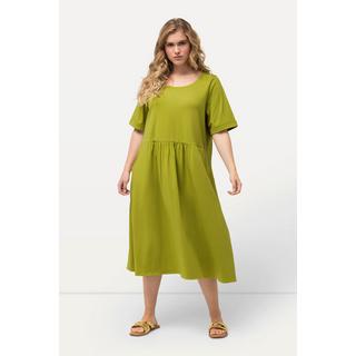 Ulla Popken  Jersey-Midikleid, A-Linie, Rundhals, Halbarm 