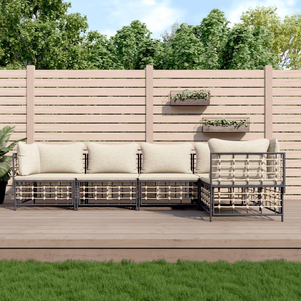 VidaXL Garten lounge set poly-rattan  