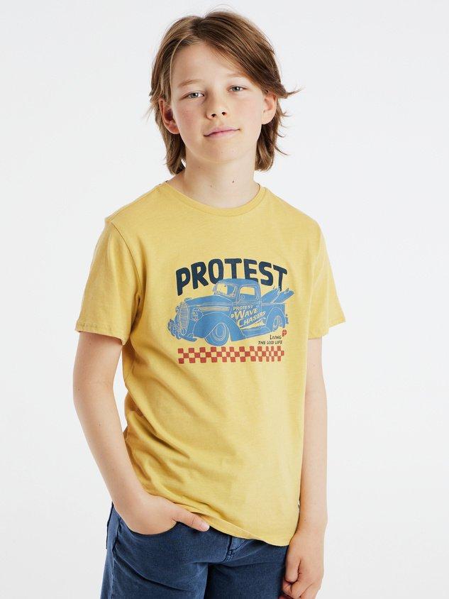 PROTEST  Jungen T-shirt Prtchiel ButteYellow 