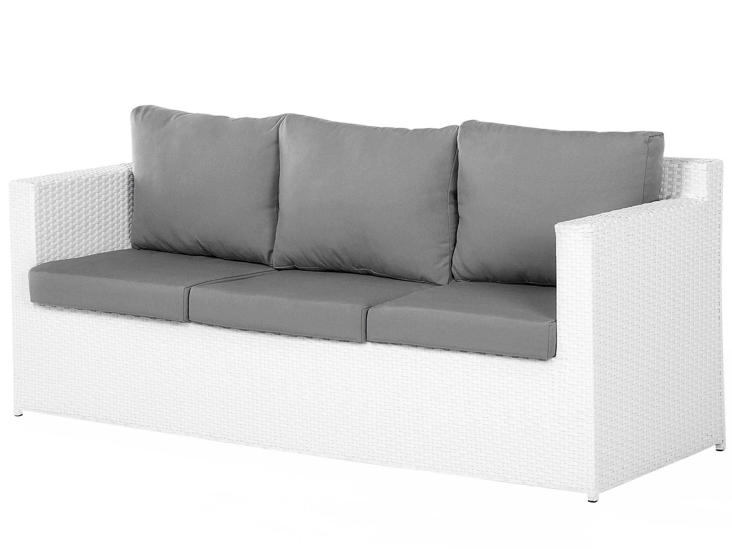 Beliani Lounge Set mit Tisch aus PE Rattan Modern ROMA  