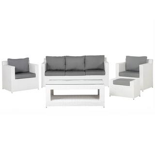 Beliani Lounge Set mit Tisch aus PE Rattan Modern ROMA  