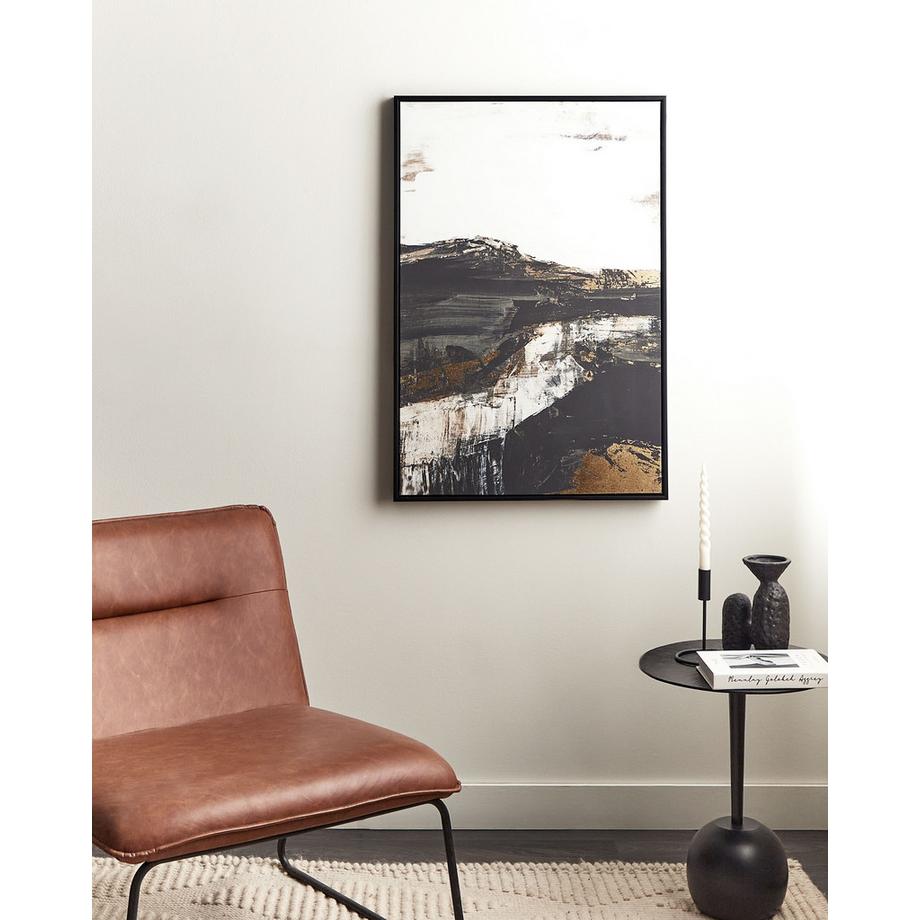 Beliani Imprimé sur toile en Tissu Moderne STATTE  