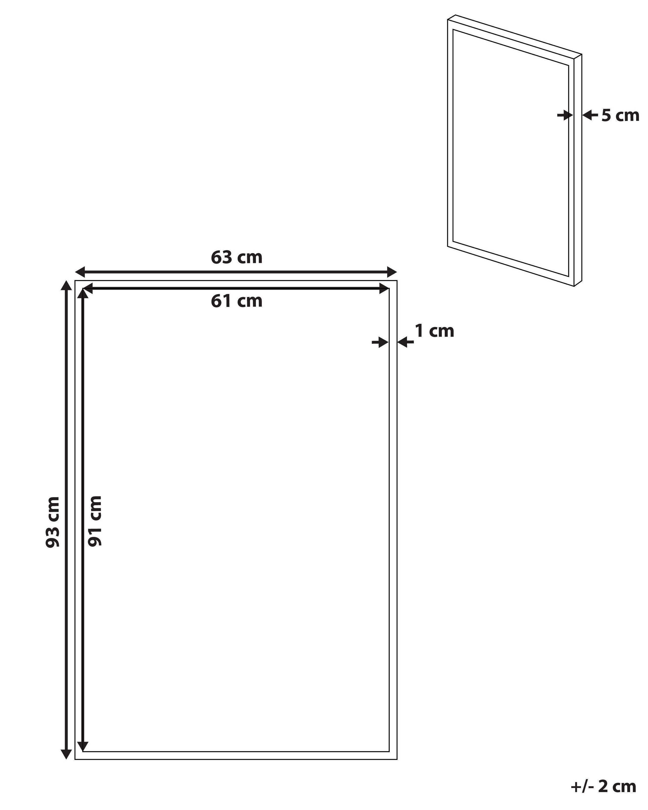 Beliani Canvas aus Polyester Modern STATTE  