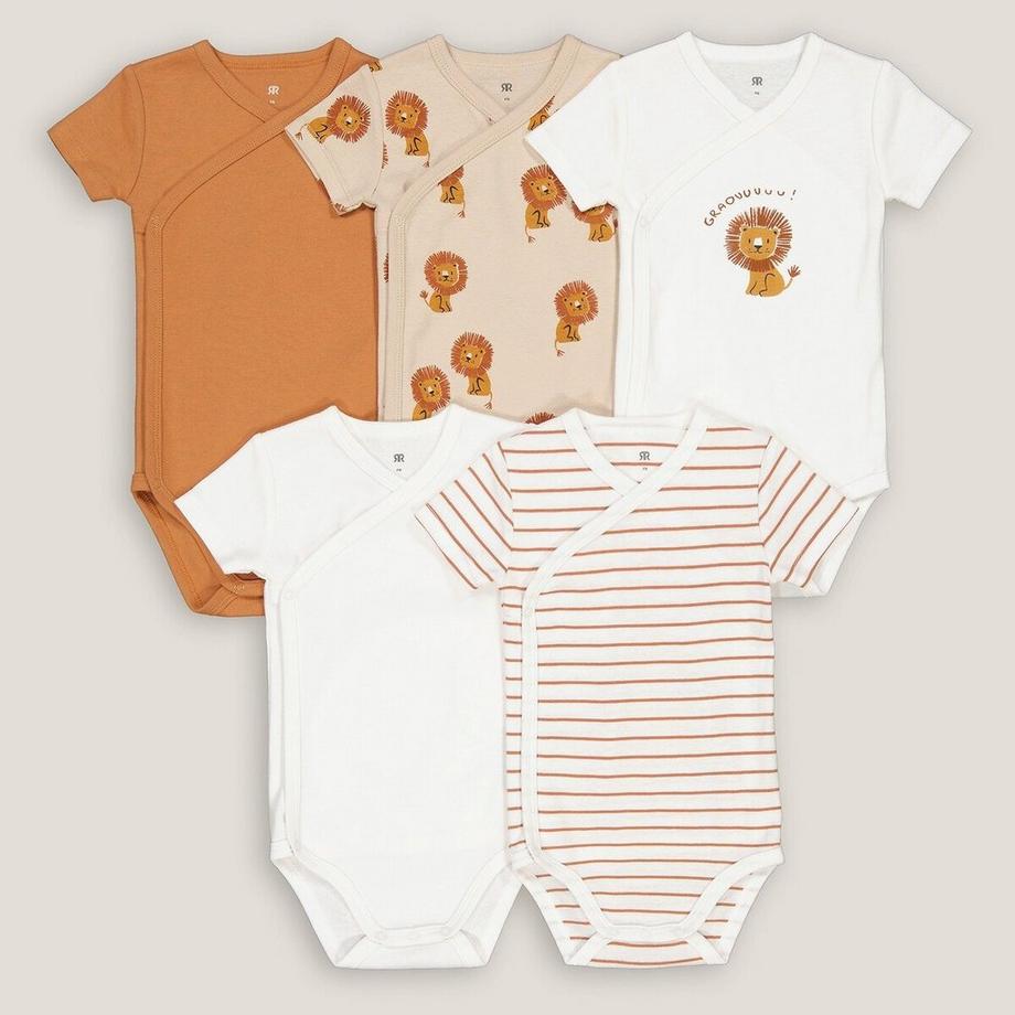 La Redoute Collections  5er-Pack kurzärmelige Erstlings-Bodys 