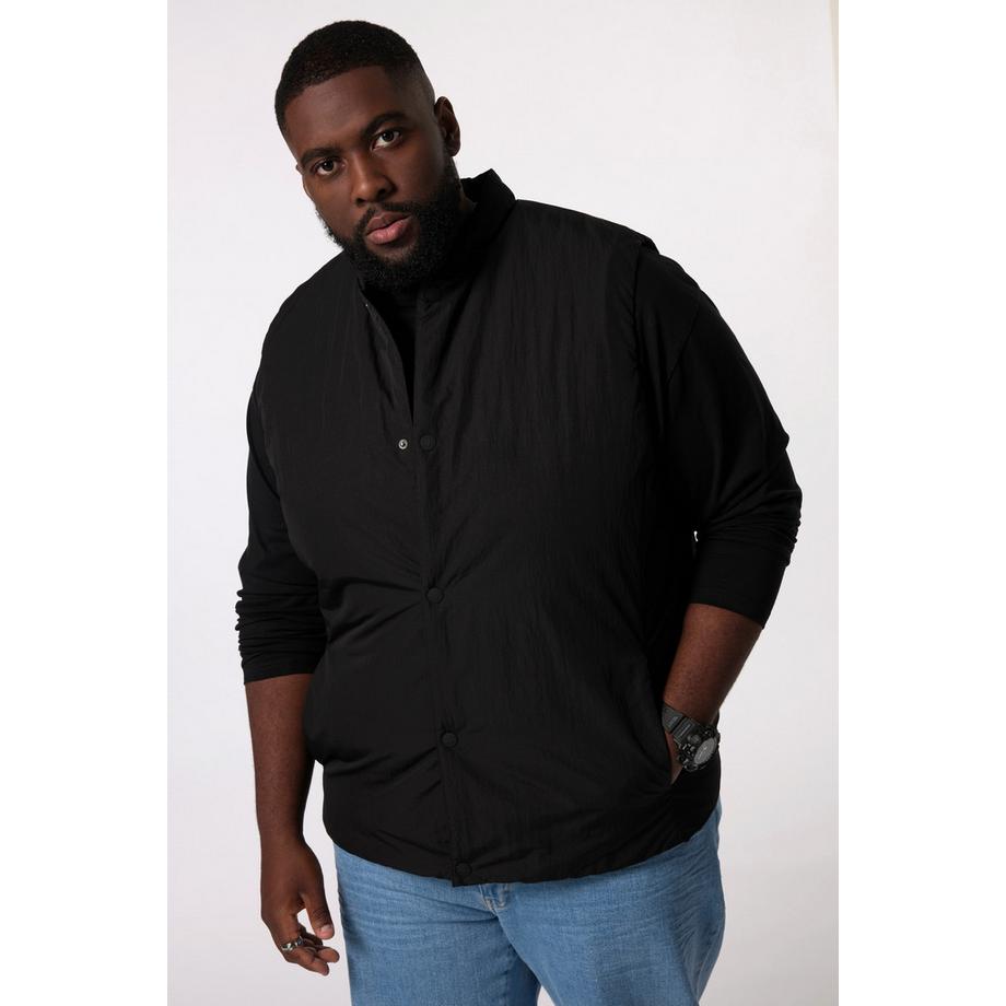 Sthuge Gilet trapuntato Collo alto riciclato  