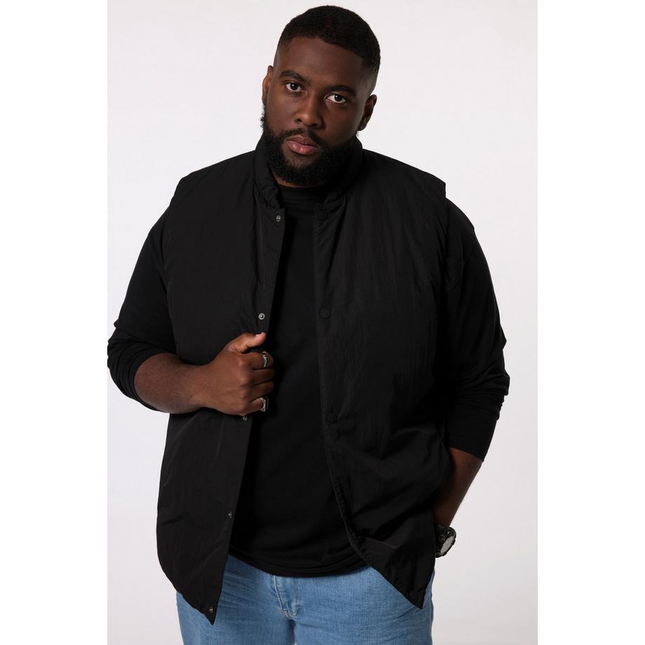 Sthuge Gilet trapuntato Collo alto riciclato  