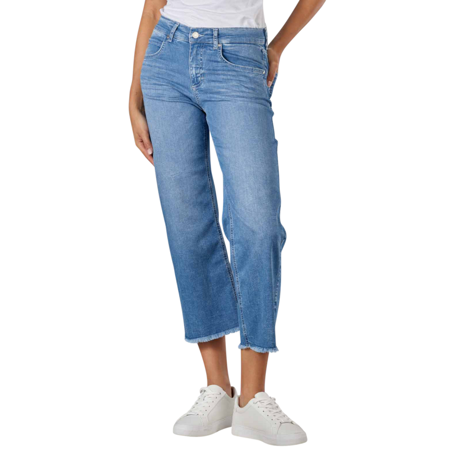 ANGELS Linn Wide Leg Cropped Jeans  