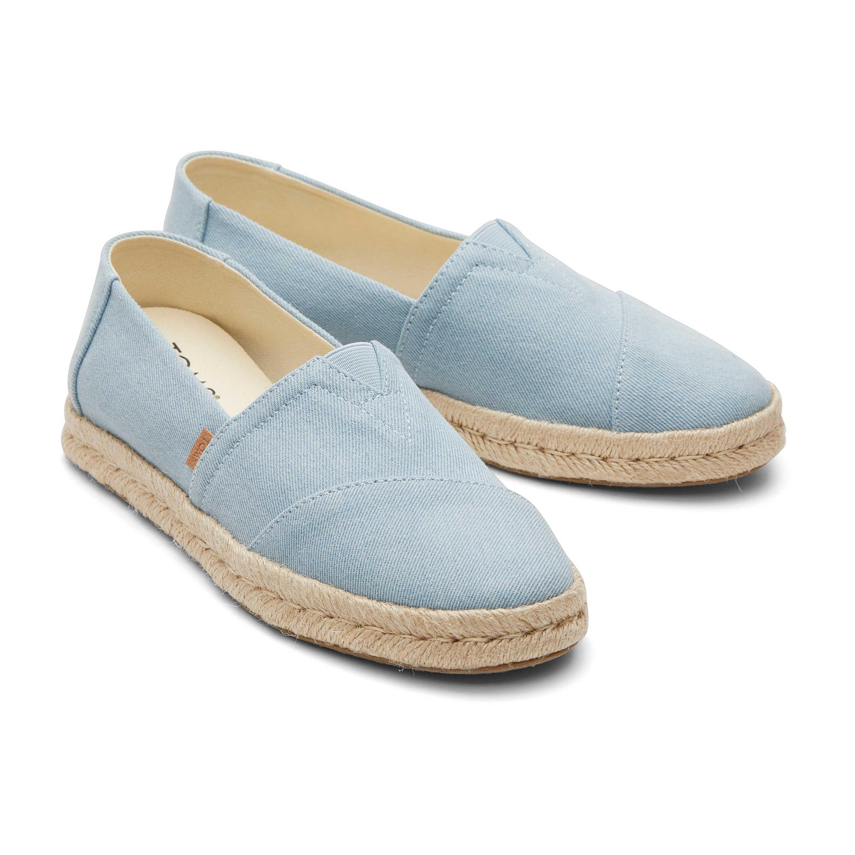 TOMS  espadrillas in denim da donna  alpargata rope 2.0 