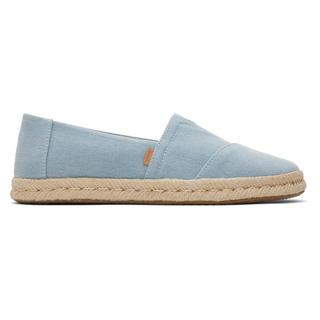 TOMS  espadrilles aus jeans devalé damen  alpargata rope 2.0 