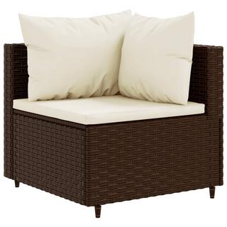 VidaXL set salotto da giardino Polirattan  