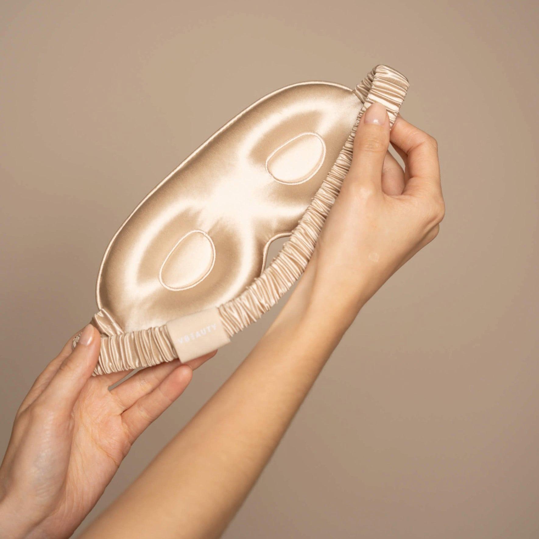 VBEAUTY 3D Masque de sommeil en soie  