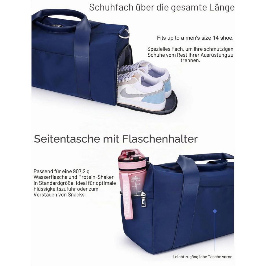 Only-bags.store Wasserdichte 25L Sporttasche für Sport und Reisen  