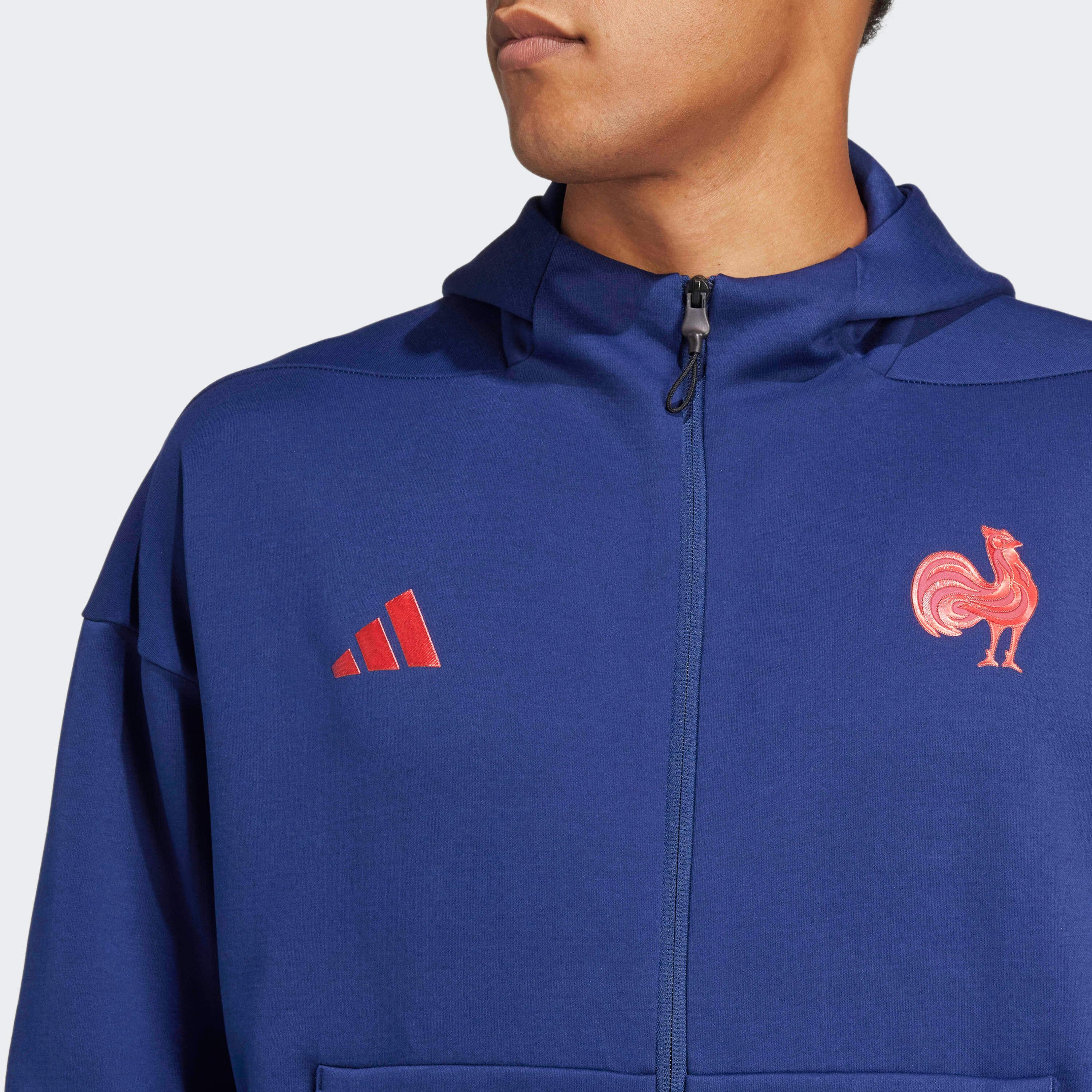 adidas  veste de survêteent xv de france 2024/25 