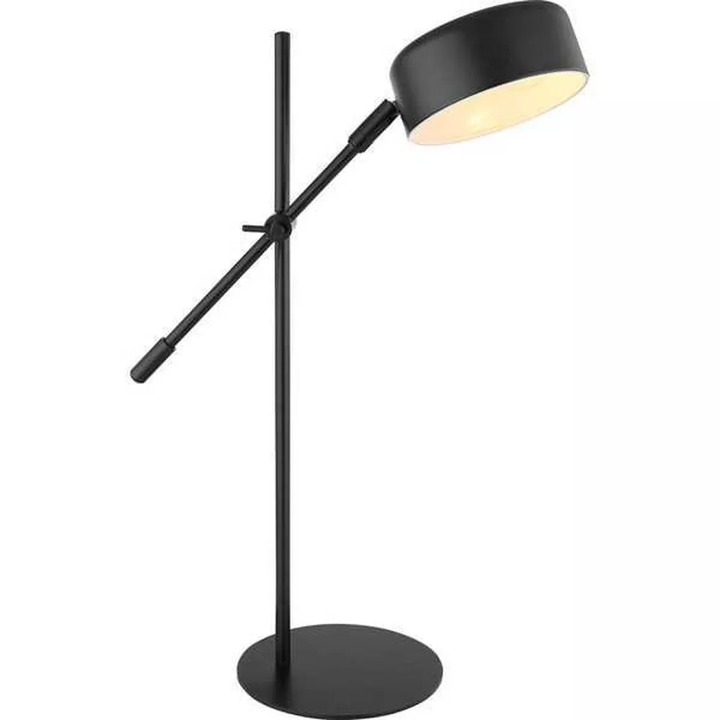 mutoni – Tischleuchte Gianna Metall matt 1xE14, One Size, Schwarz