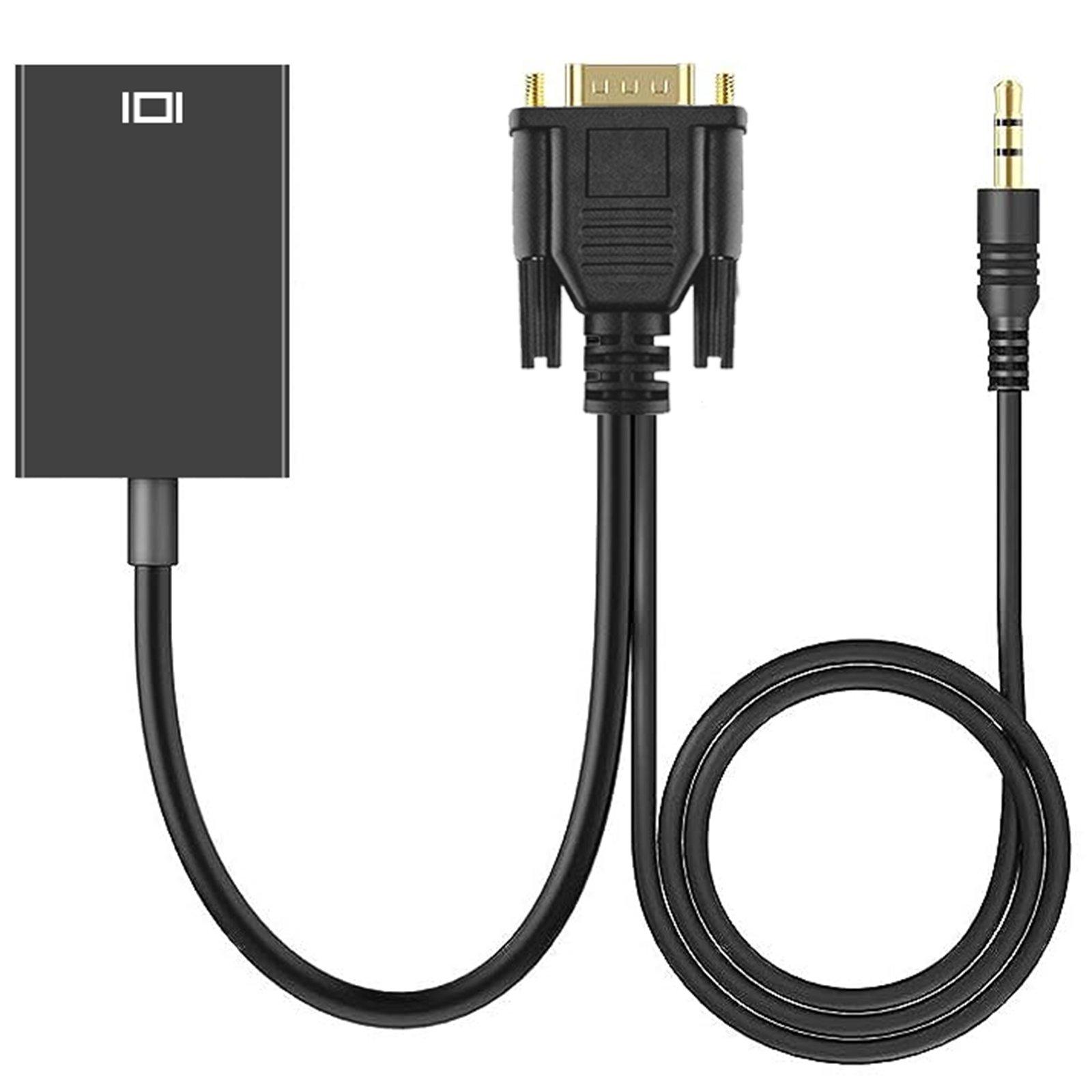 Avizar  Adattatore VGA a HDMI femmina + audio 