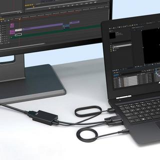 Avizar  VGA auf HDMI Buchse + Audio Adapter 