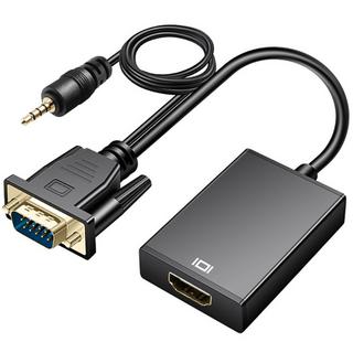 Avizar  VGA auf HDMI Buchse + Audio Adapter 