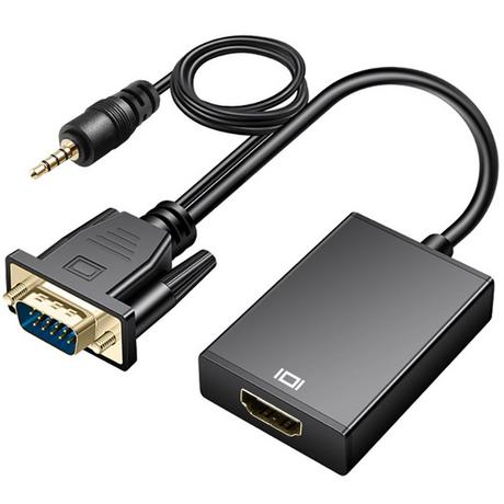Avizar  VGA auf HDMI Buchse + Audio Adapter 