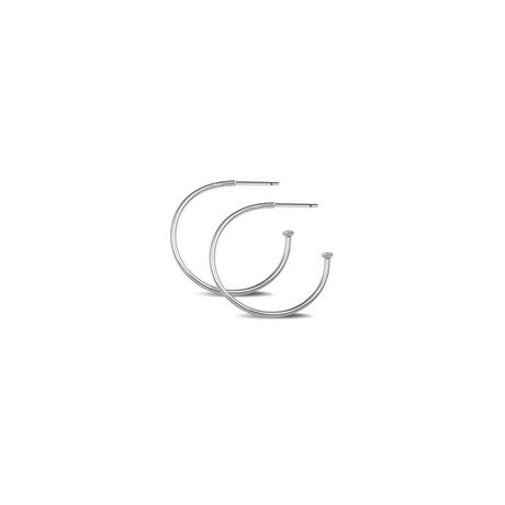 PHANTASYA  Creolen klein 1305 Rhodiniert 