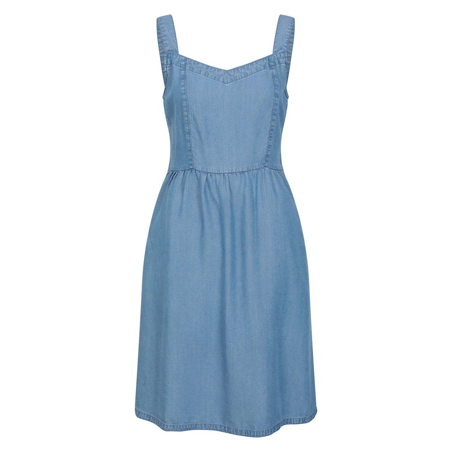 Image of Summer Time Midikleid Damen Blau 50