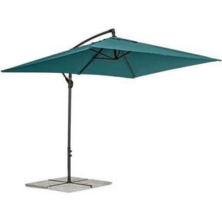 mutoni Parasol de jardin Texas 200x300 bleu canard  