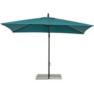 mutoni Parasol de jardin Texas 200x300 bleu canard  