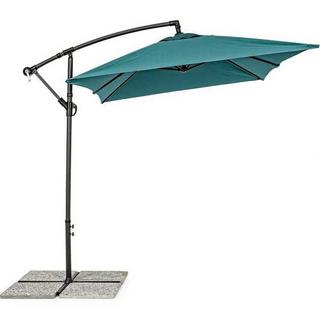 mutoni Ombrellone da giardino Texas 200x300 blu pavone  