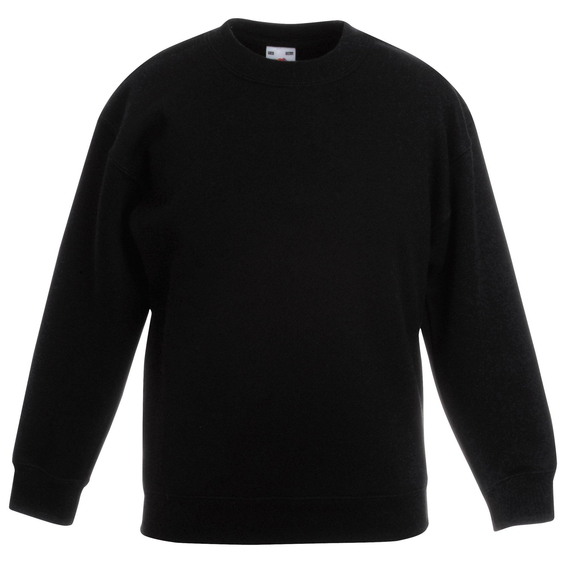 Image of Klassisch 8020 Setin Sweatshirt (2er Pack) Mädchen Schwarz 7-8A