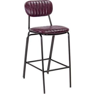 mutoni Tabouret de bar Debbie Vintage Marron Foncé  