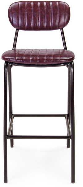 mutoni Tabouret de bar Debbie Vintage Marron Foncé  