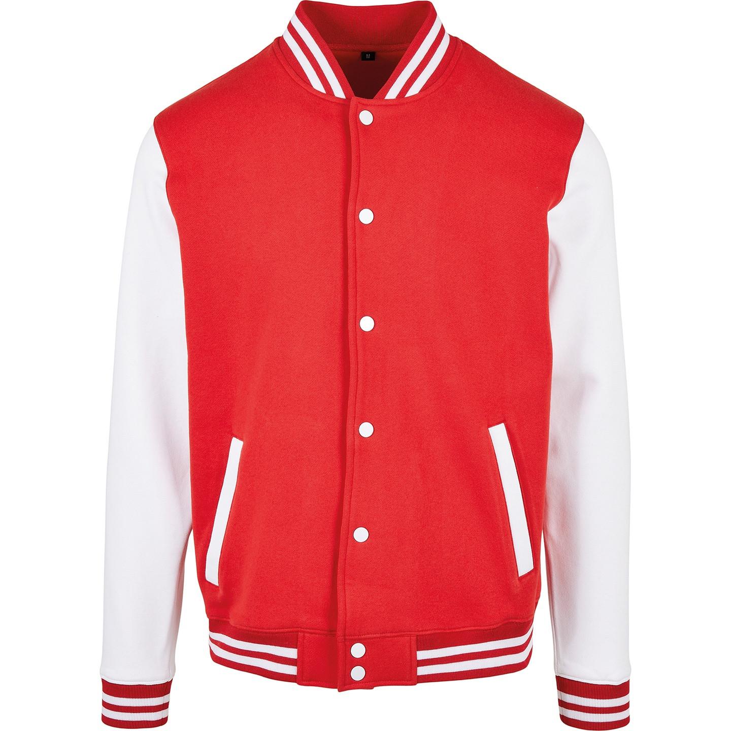 Image of Basic College Jacke Herren Rot Bunt S
