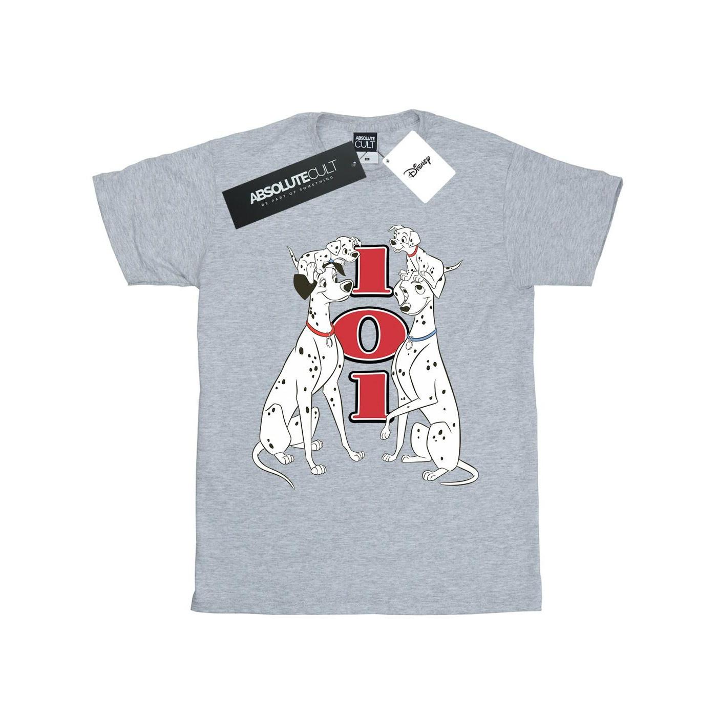 Image of 101 Dalmatians Family Tshirt Mädchen Grau 116