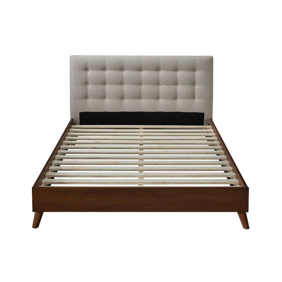 Vente-unique Letto matrimoniale in Tessuto FRANCESCO  