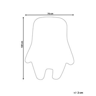 Beliani Tapis enfant en Coton Moderne ZODI  