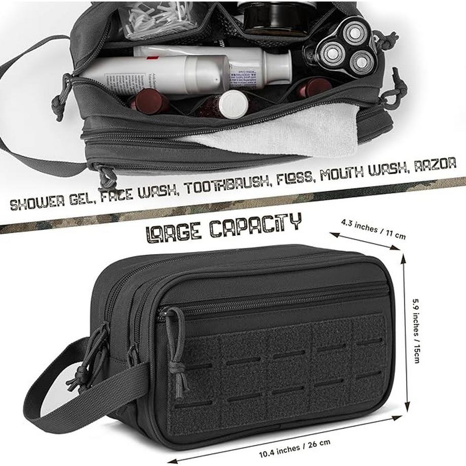 Only-bags.store  Taktische Kulturtasche, Hygienetasche, Werkzeugtaschen, kleines Set, -Rasierset, Reisedusche, Make-up-Kosmetiktasche 