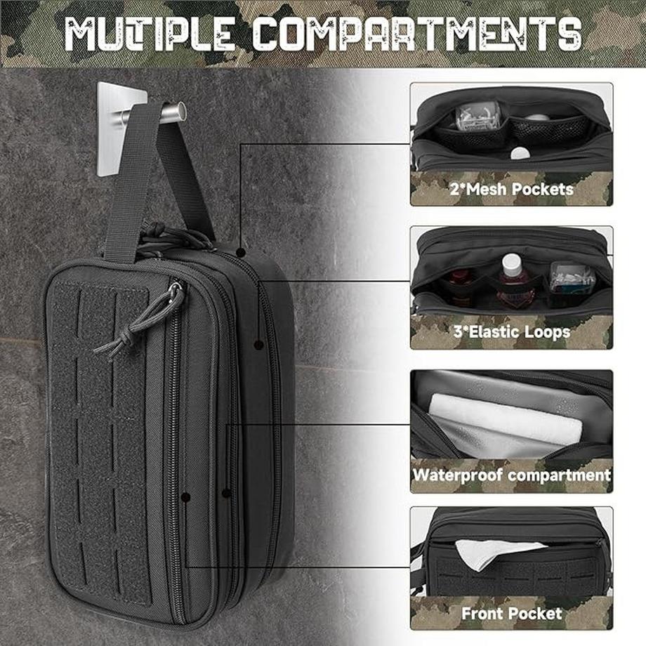 Only-bags.store  Taktische Kulturtasche, Hygienetasche, Werkzeugtaschen, kleines Set, -Rasierset, Reisedusche, Make-up-Kosmetiktasche 