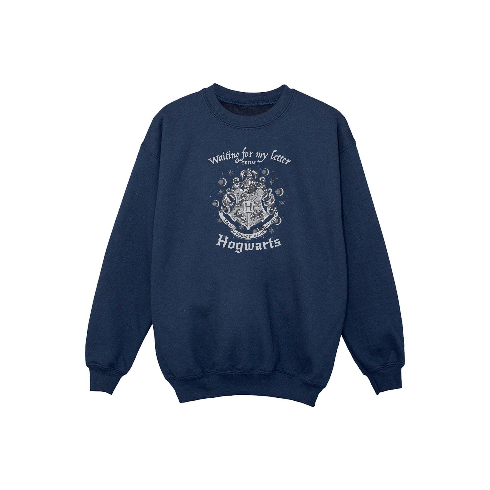 Image of Hogwarts Waiting For My Letter Sweatshirt Unisex Marine 152-158