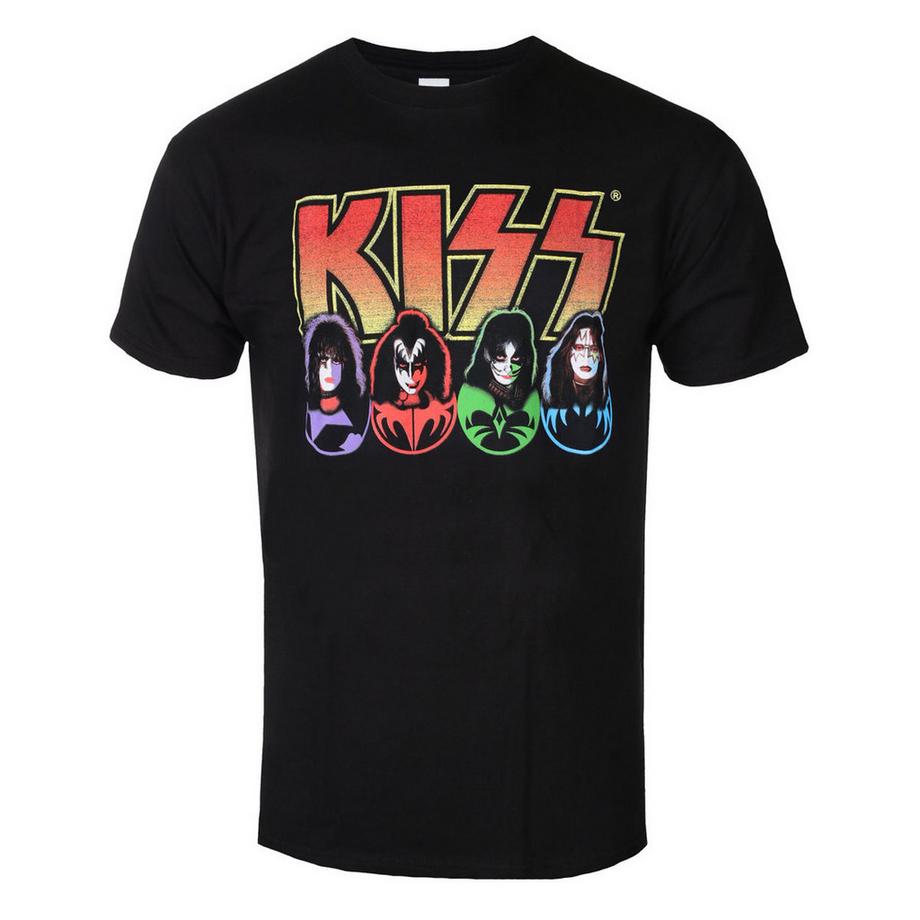 KISS Band Logo T-Shirt Manches Courtes  