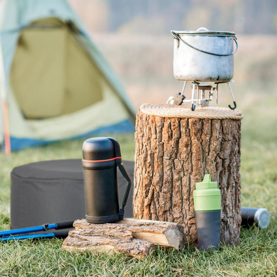 Northix Aufblasbarer Fußhocker  