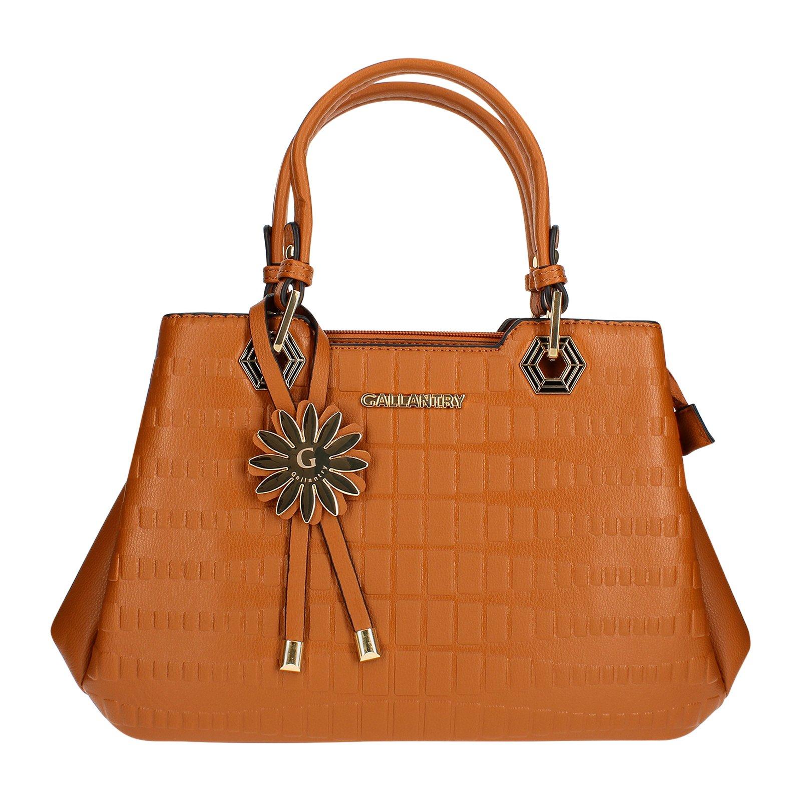 Image of Geometrische Handtasche Damen Braun ONE SIZE