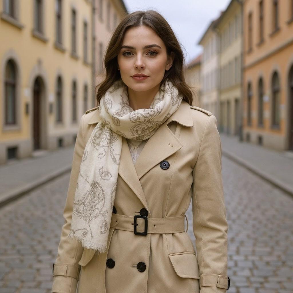 LUCKY & LOVE Tanishka Merino Schal  