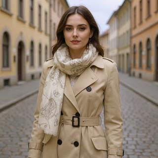 LUCKY & LOVE Tanishka Merino Schal  